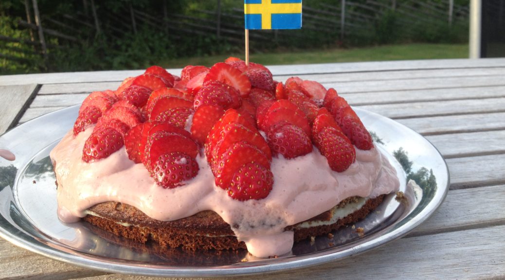 Jordgubbstårta