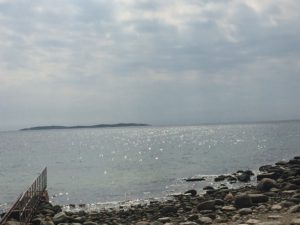 Första doppet i havet