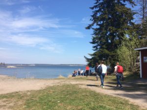 Avslutning vid vattnet